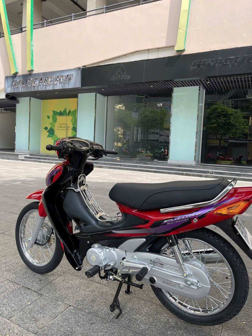 baga xuồng inox 10ly đặc biệt gắn Future đời đầu 2 đèn