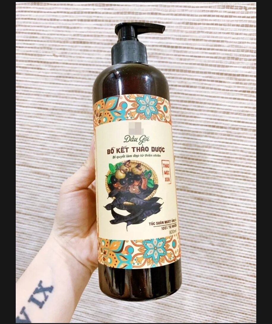 Dầu Gội Bồ Kết Thảo Dược 800ml ( Thảo Mộc Xưa )