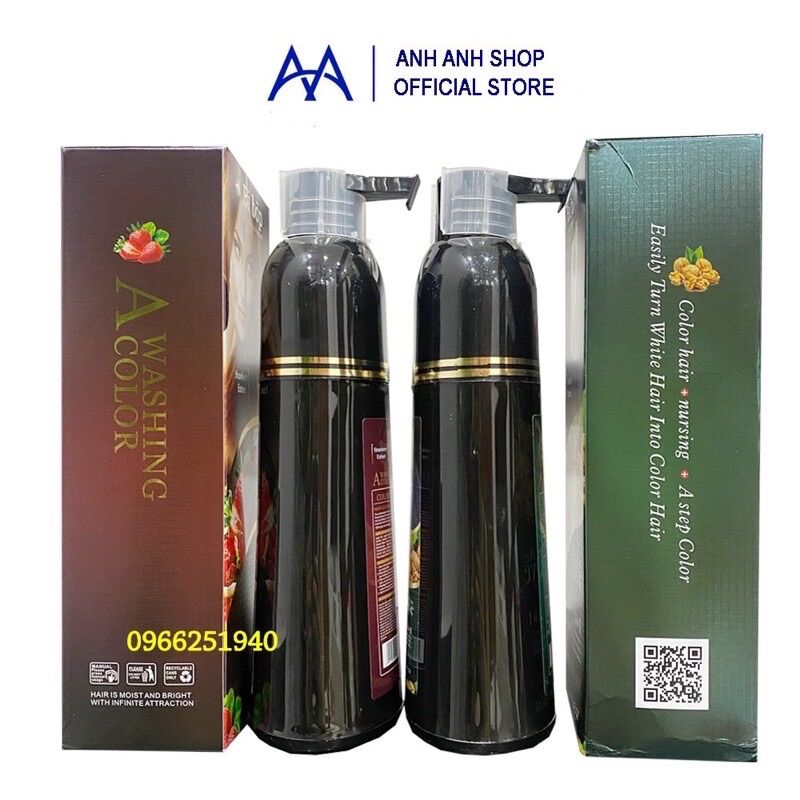 [CHÍNH HÃNG] DẦU GỘI NÂU TÓC BIBOP - PHỦ BẠC PHỦ NHUỘM CAO CẤP