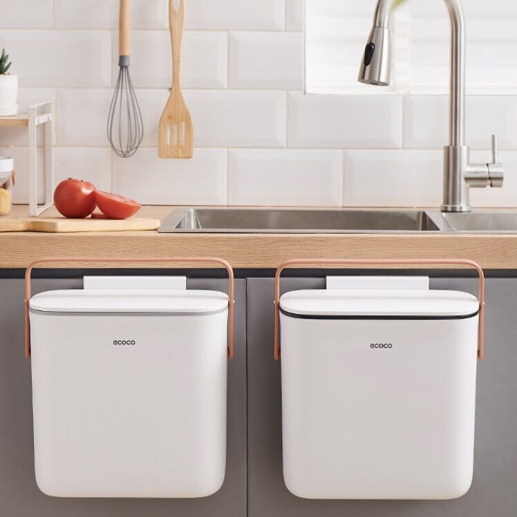 Thùng rác treo tủ bếp ecoco, thùng rác dán tường ecoco - ecoco 2236