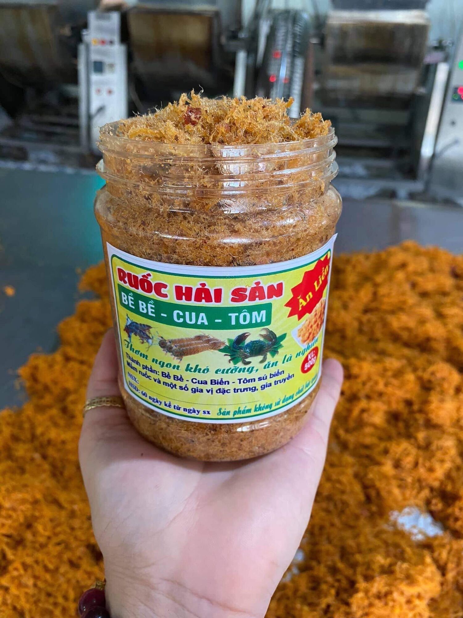 Ruốc hải sản bề bề,tôm,cua Hạ long 500gr