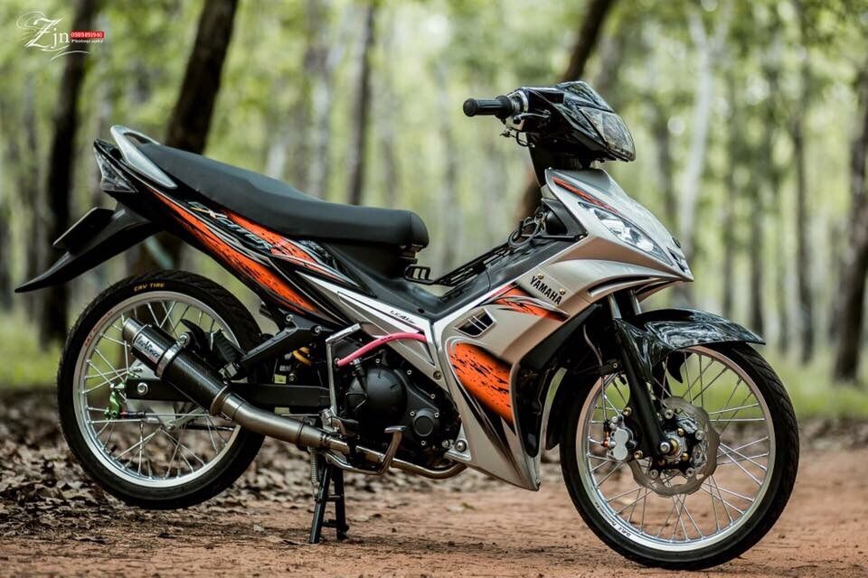 Tem exciter 2010 cho xe màu bạc tem bạc cam