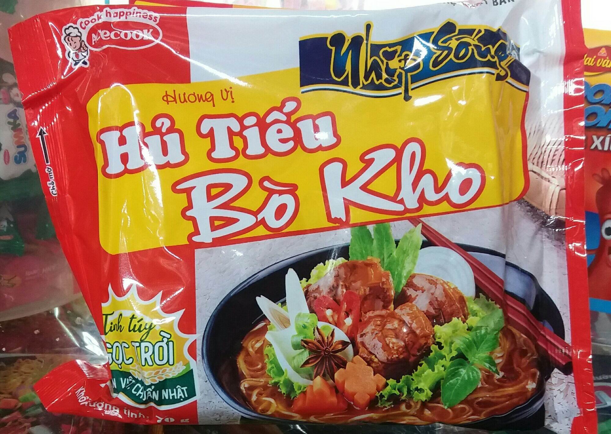 10 gói hủ tiếu bò kho acecook 70g