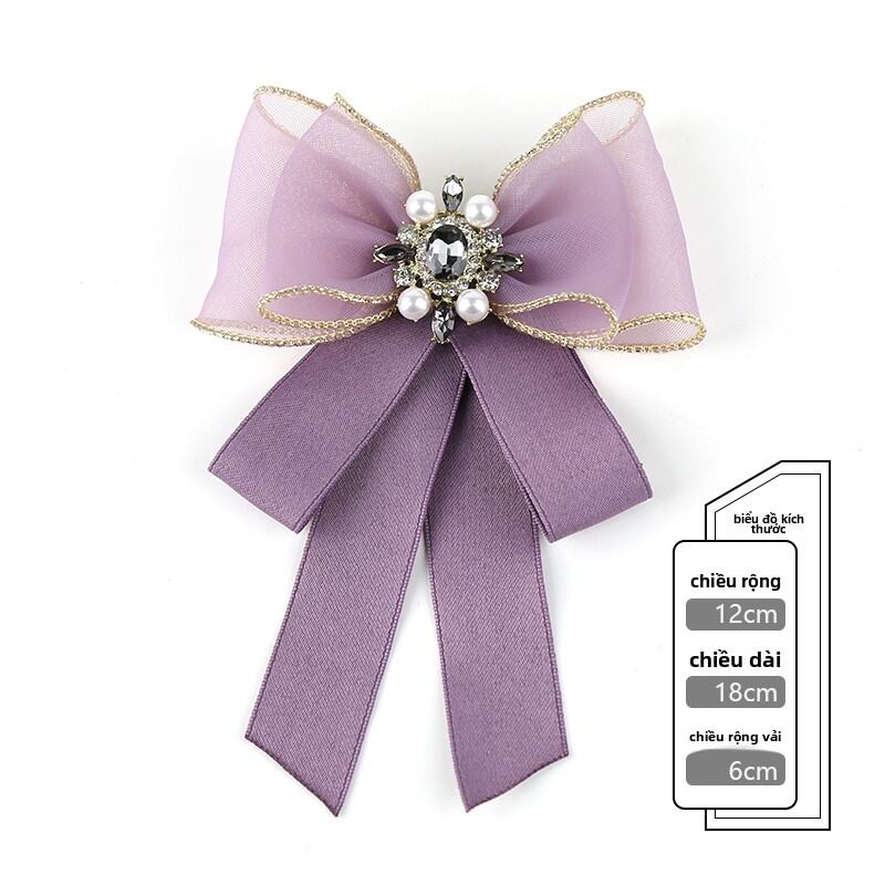 Phụ Kiện Trang Phục Nữ Pure Color Graduation Decor Butterfly Bow Tie Lace Fashion Korean Style Shirt Accessory Necktie