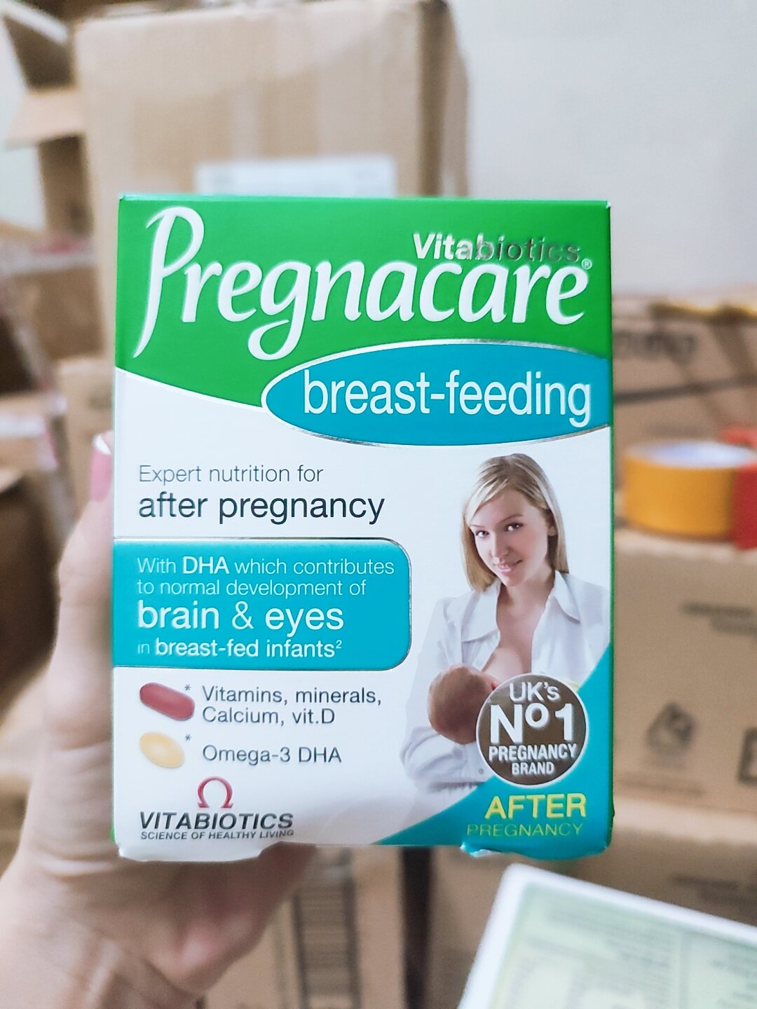 Date 2025-Vitamin tổng hợp cho phụ nữ sau sinh Pregnacare Breast-feeding Pregnacare Breast-feeding