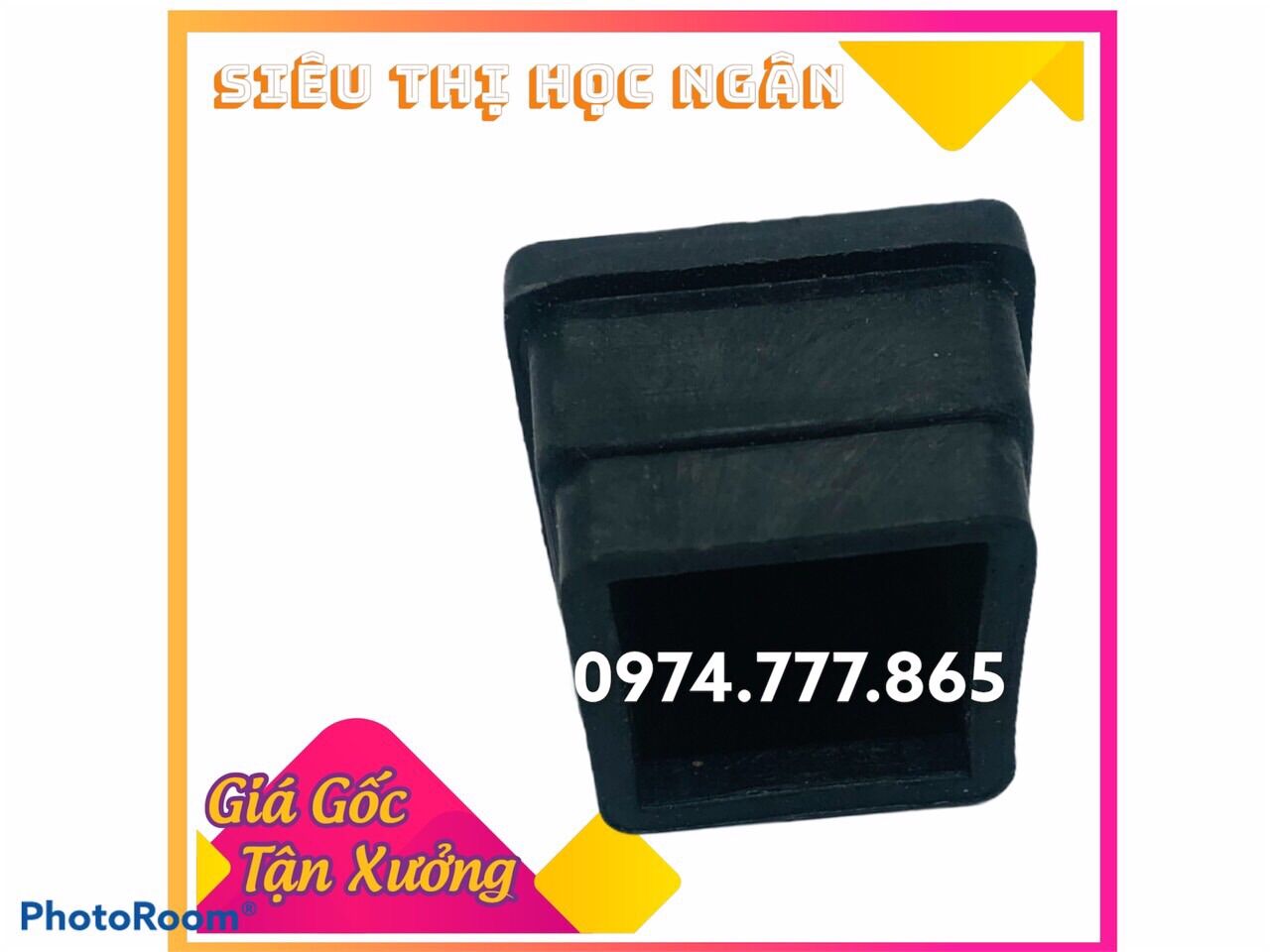 Combo 10 Chụp bịt cao su trong sắt hộp 20x20