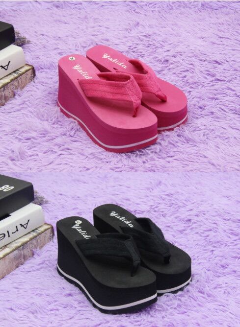 Dép kẹp xốp đế xuồng quai lượn sóng 10f &@@&