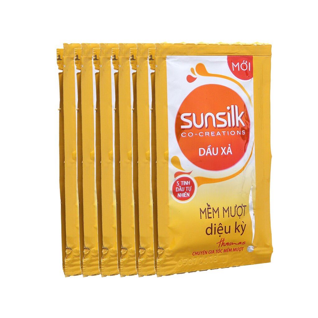 Com Bo 10 Dây Dầu Xả Sunsilk Mềm Mượt Diệu Kỳ 6G (Dây 12 Gói) Cam Kết Sản Phẩm Đúng Mô Tả Chất Lượng Đảm Bảo