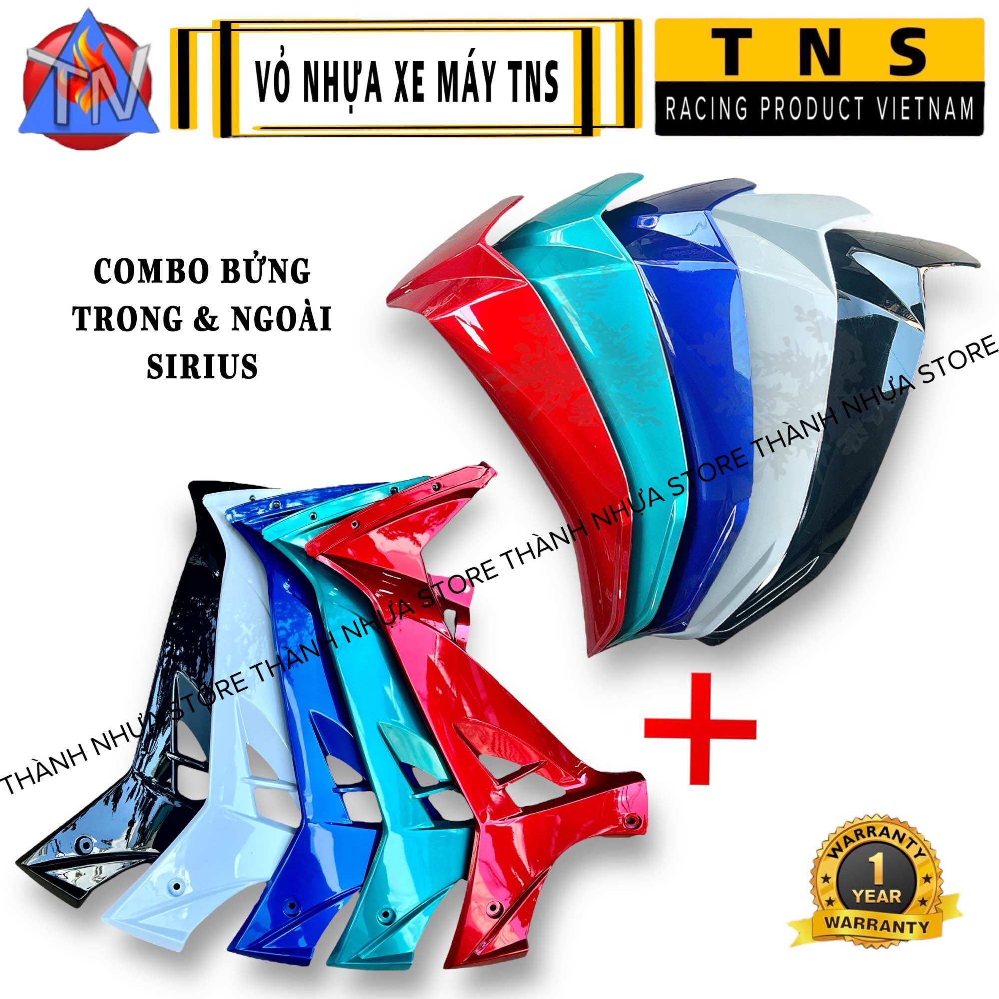 & Bửng yếm trong bửng yếm ngoài sirius - Dàn áo Sirius