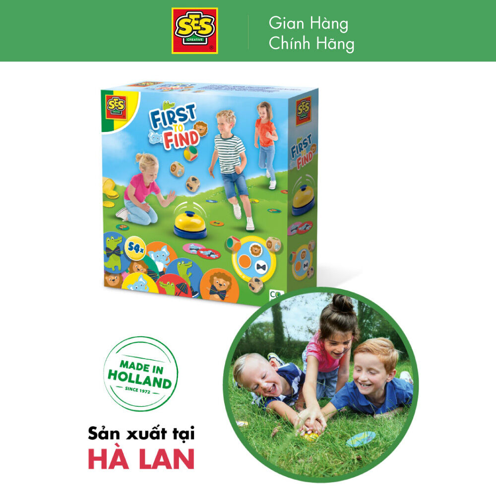 Đồ chơi ngoài trời first to find – search, ring and collect - ses creative