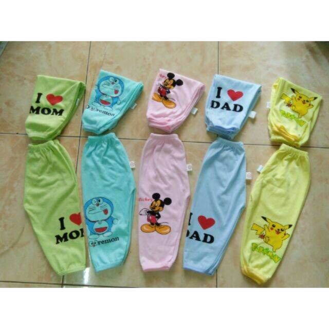 Sét 10 Quần chục dài cater, chất cotton dài cho bé
