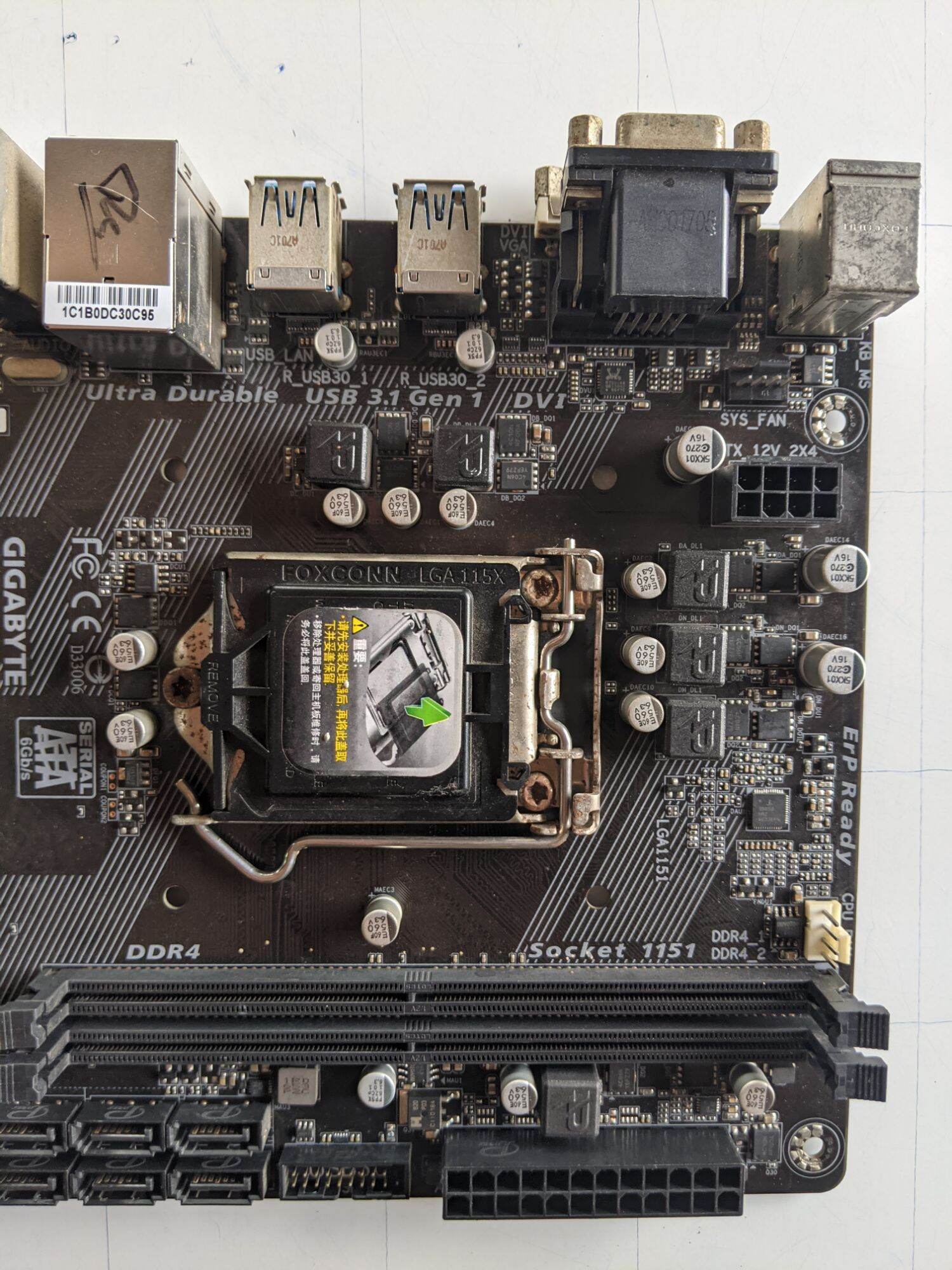 Main Gigabyte B250 socket 1151