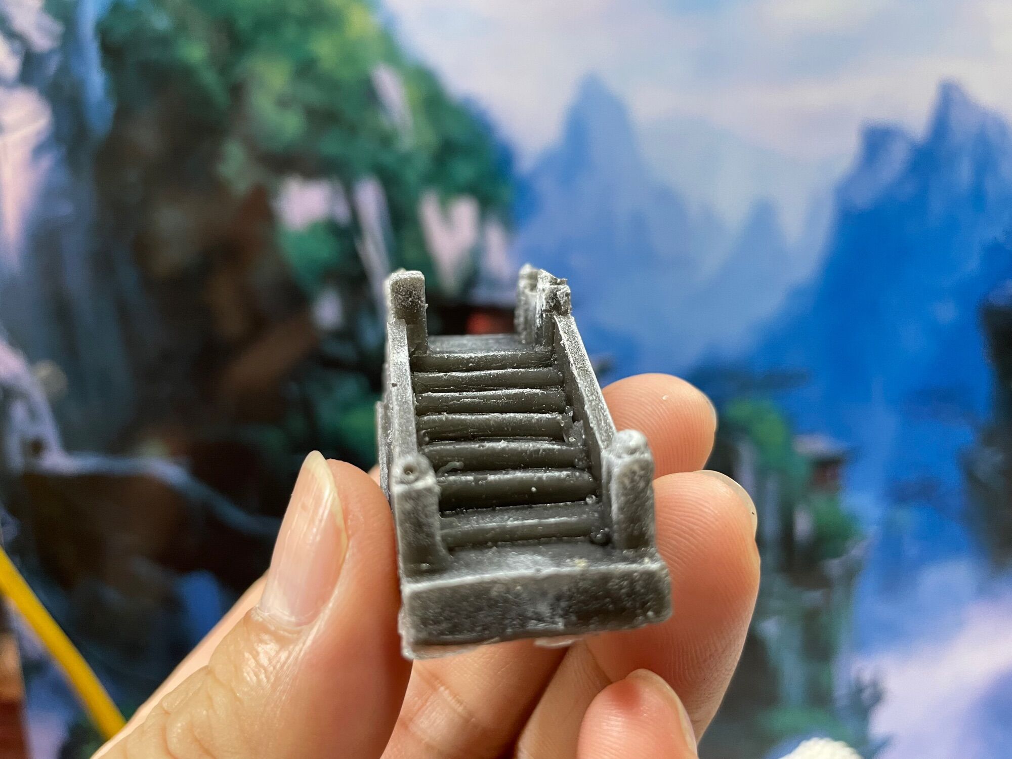 Cầu giả đá trang trí tiểu cảnh
