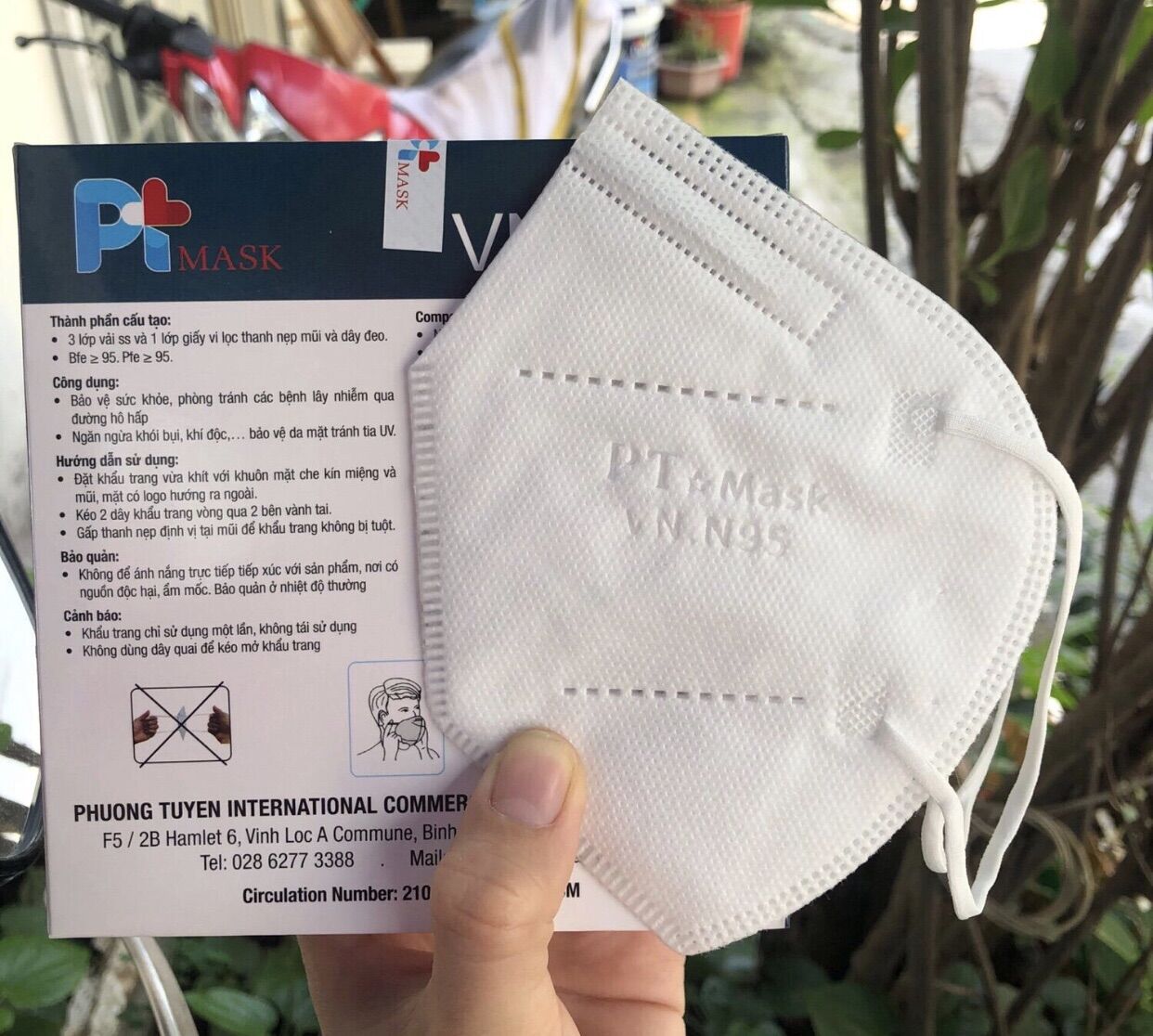 [VN95]Sỉ 1 thùng 100 hộp khẩu trang VNN95 PT(10 cái/hộp)