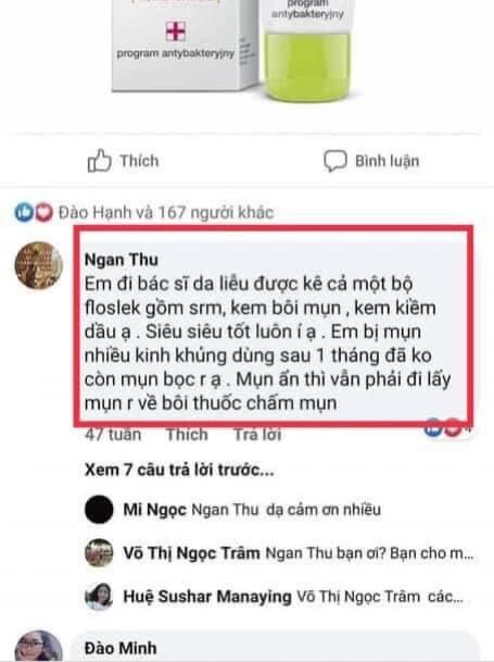 [ Bill Balan] Kem Dưỡng Kiềm Dầu Floslek 50ml