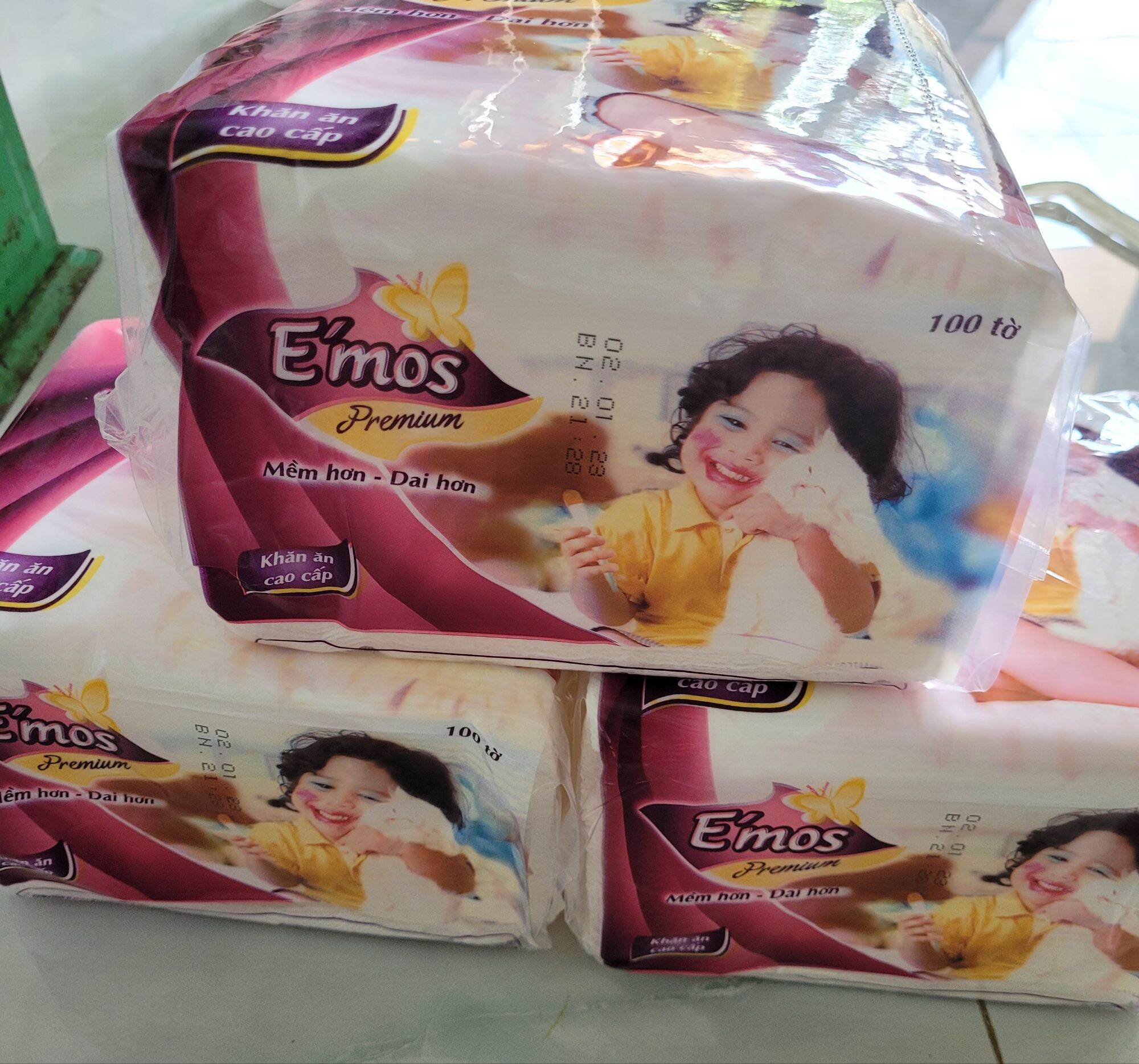 5 Gói giấy Vuông Emos loại lớn