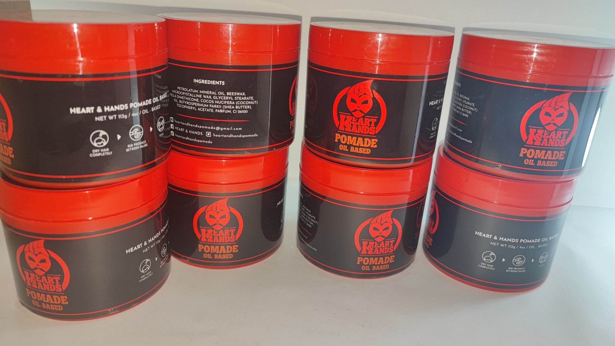 Gel vuốt tóc heart & hands pomade oil based