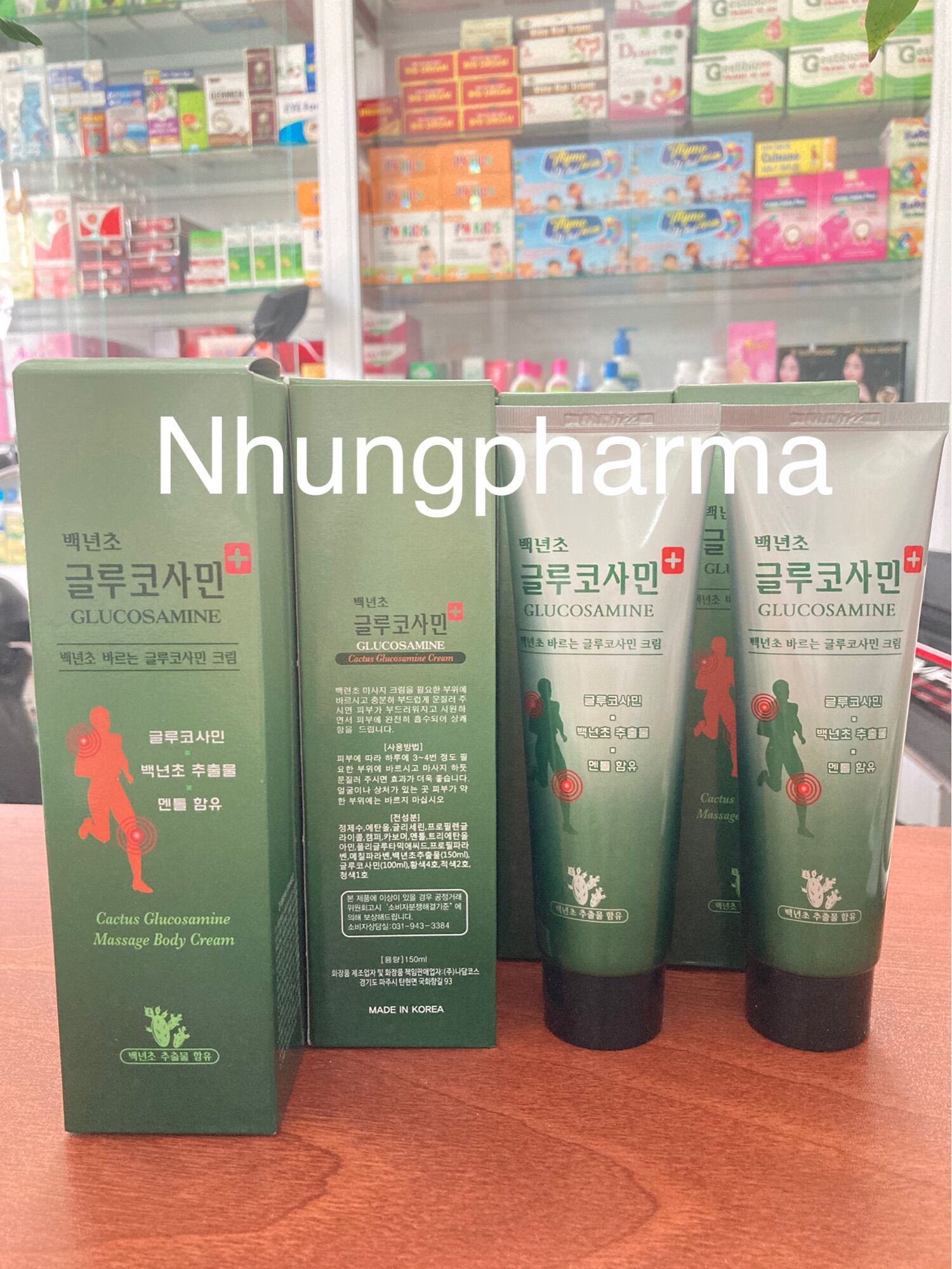 Gel bôi hỗ trợ giảm đau khớp hàn quốc-glucosamine