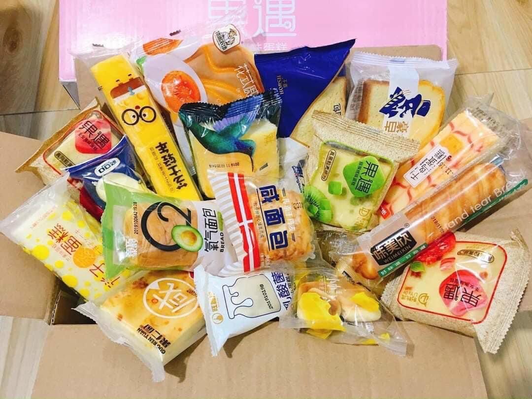 [BÁNH MỚI LOẠI NGON]THÙNG 1KG BÁNH MIX TƯƠI ĐÀI LOAN(NGẪU NHIÊN)