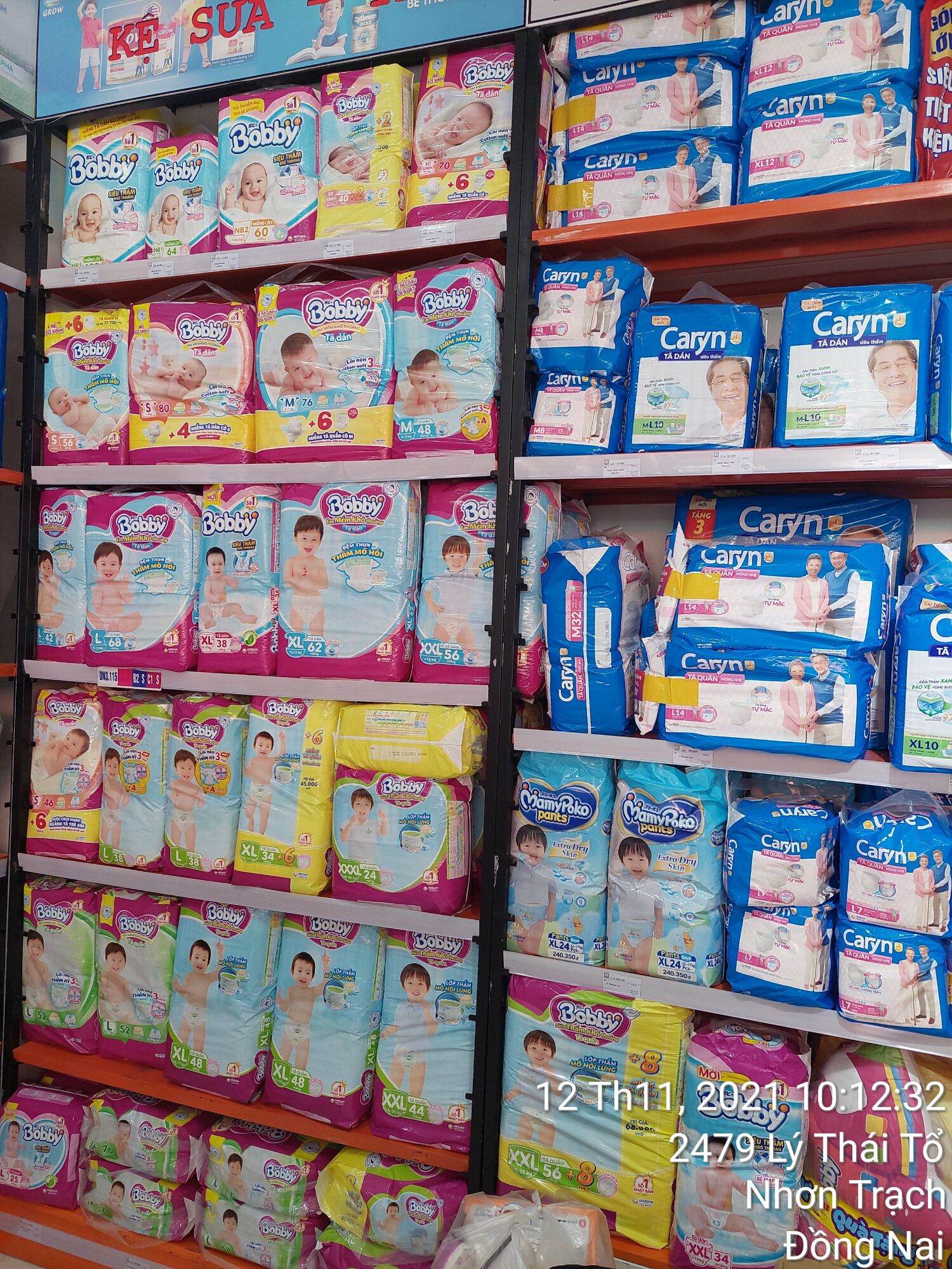 Tã/Bỉm Bobby Dán Super Jumbo S80 (mới)