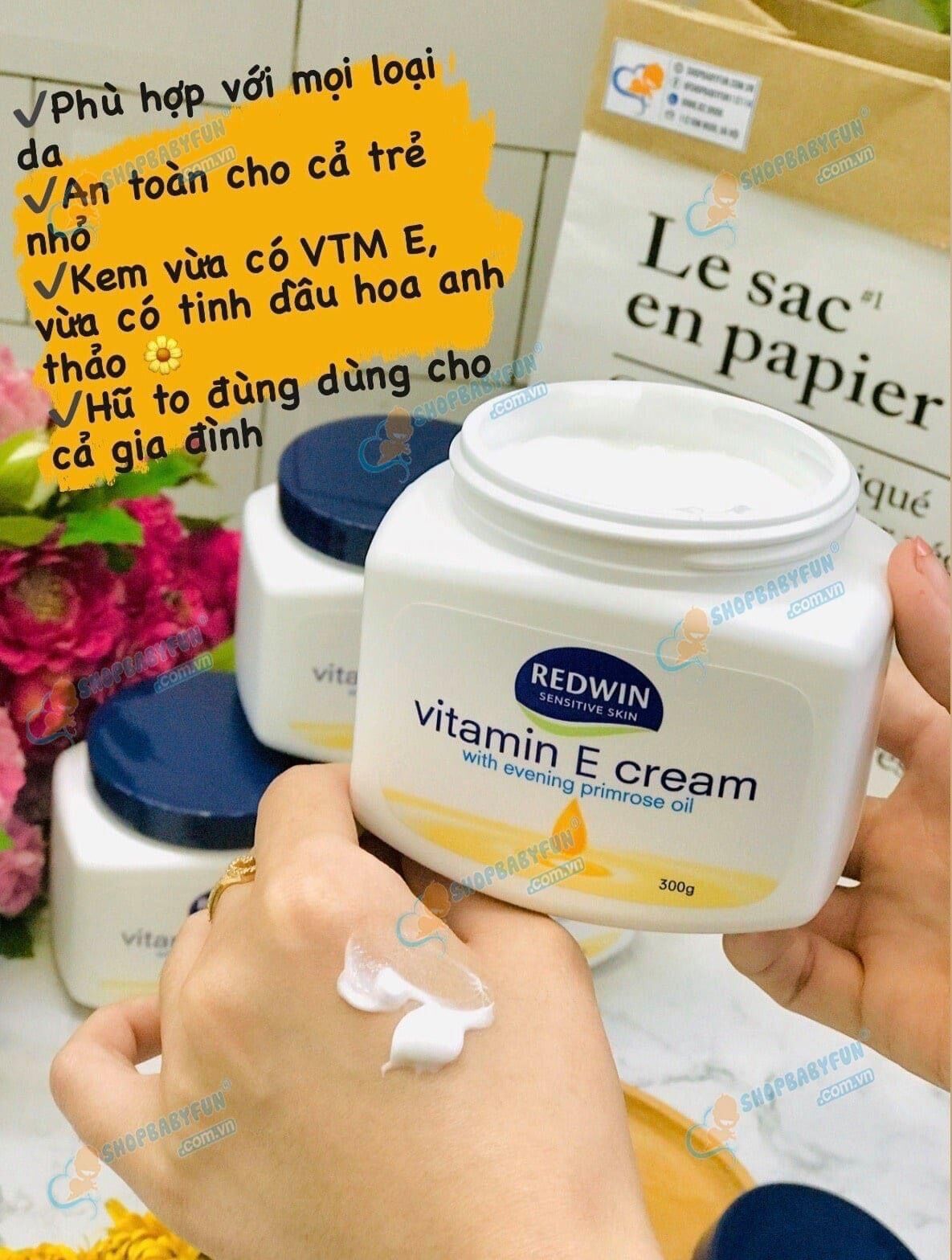 Kem dưỡng vitamin E  Redwin Úc