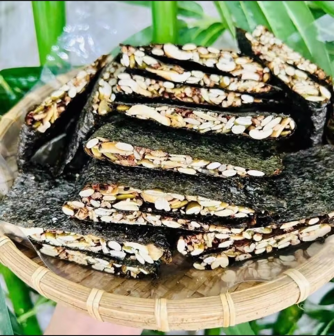 500mg rong biển kẹp hạt dinh dưỡng