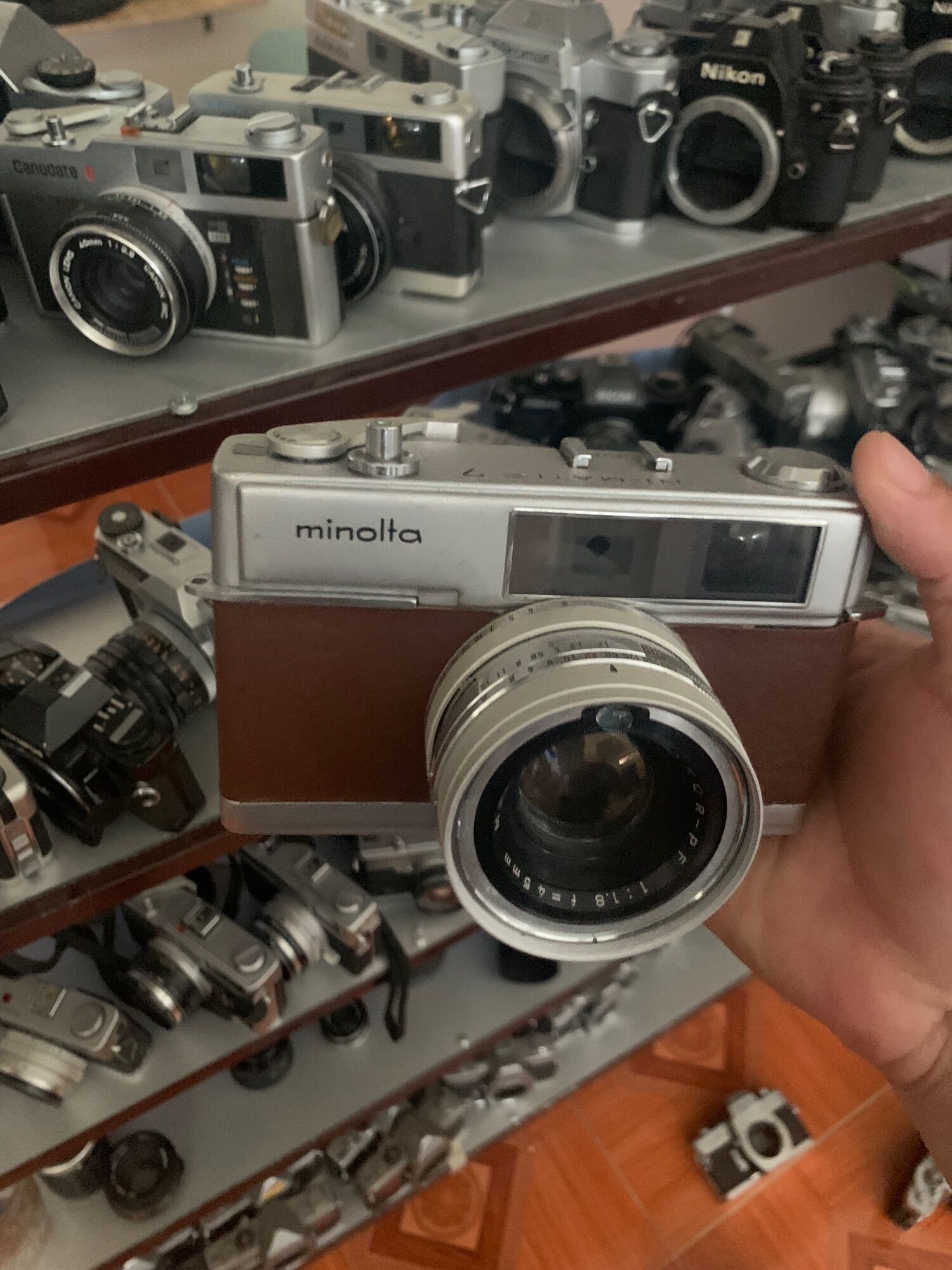 Máy ảnh film  Minolta Himatic 7 , 7s