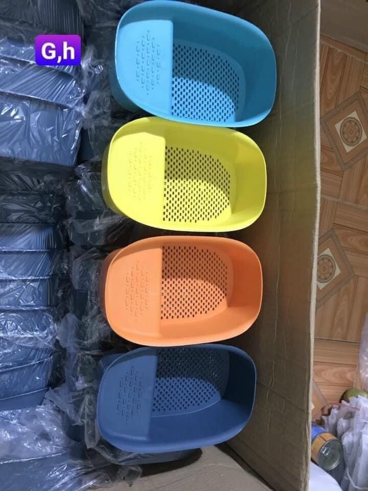 Khay lọc rác 2 ngăn tiện ích