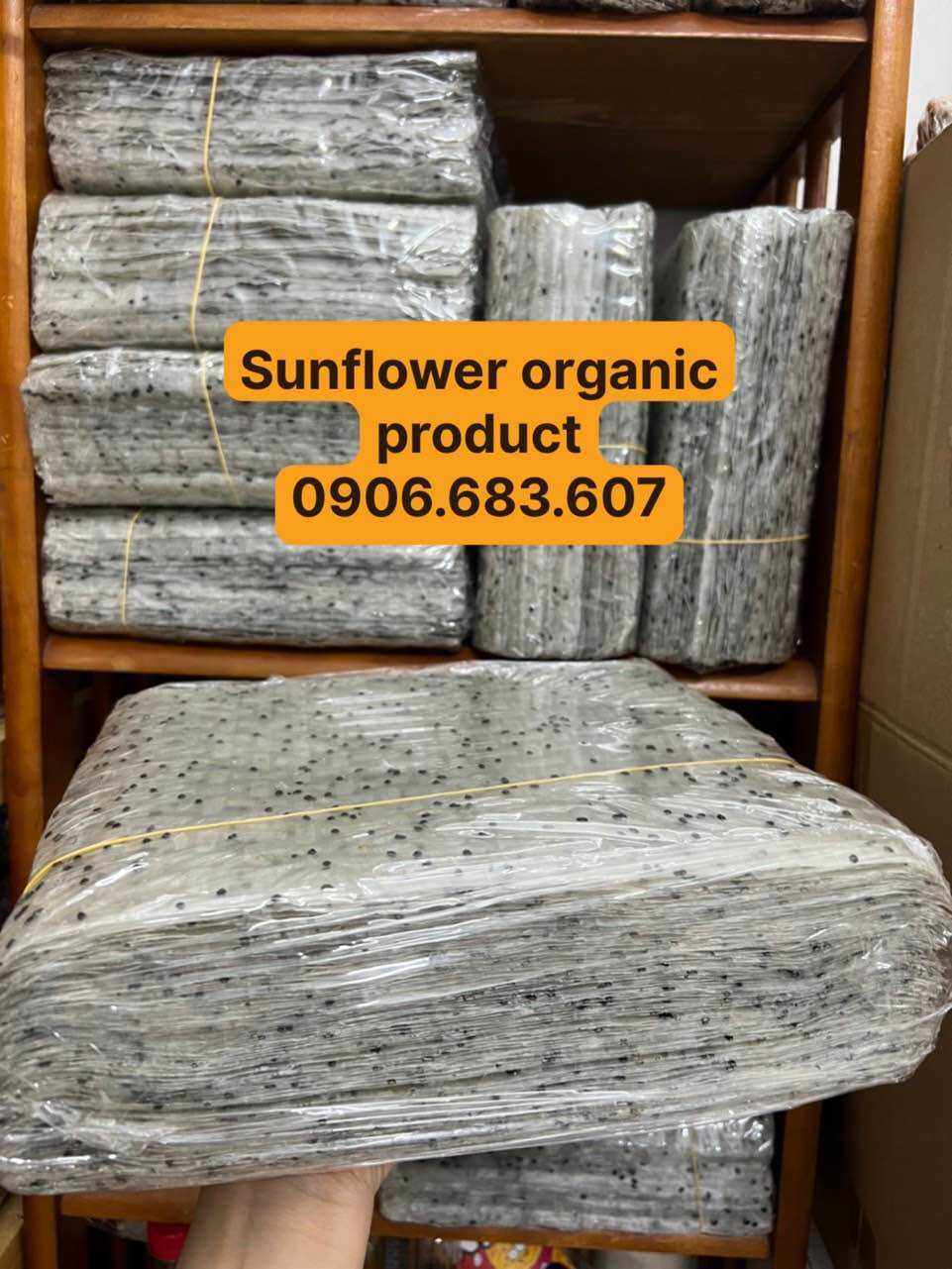 Bánh tráng nhúng mè đen Phan Rang Ninh Thuận xấp 2kg