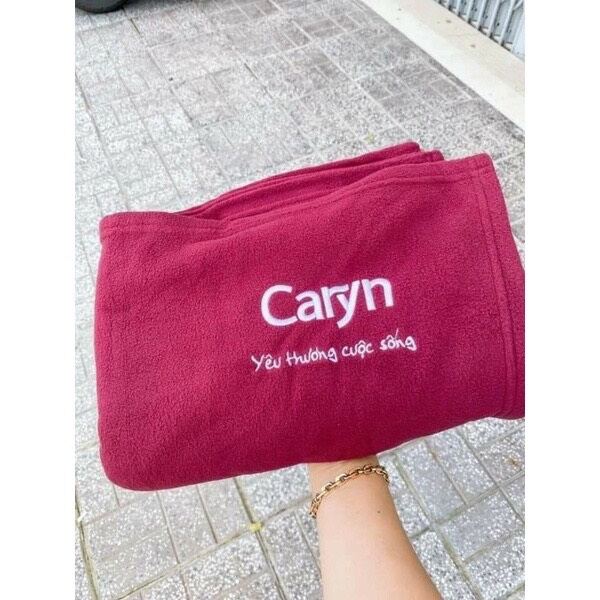 mền nỉ quà từ caryn( 1.35×1,8m)