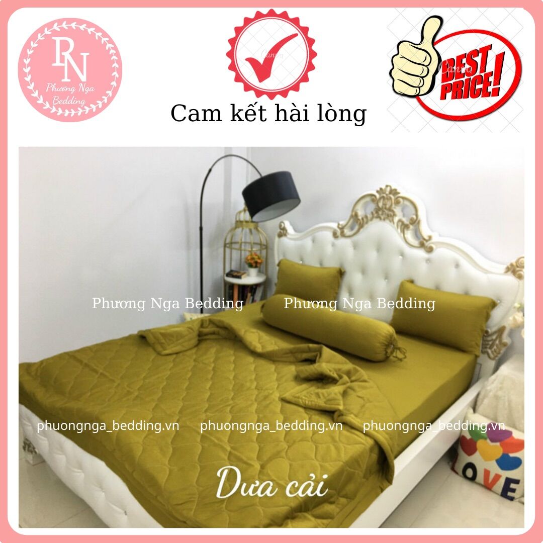 Ga lẻ thun lạnh Hàn Quốc 1 màu( không áo gối)