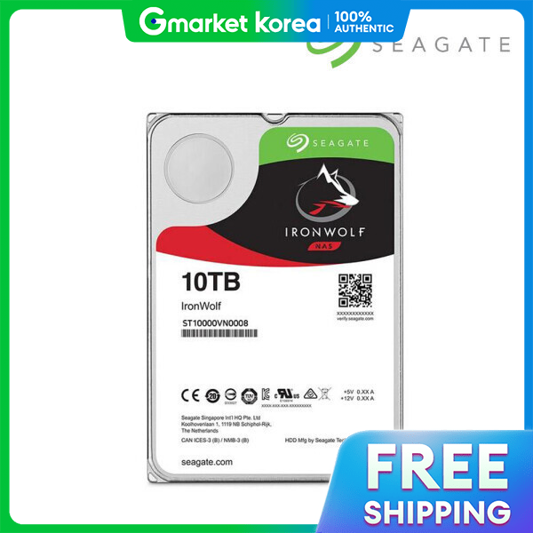 Seagate | Ironwolf St10000Vn0008 Sata3 Hdd 10Tb Hard Disk +Shipped as St10000Vn000+ Giá 17,790,000 Đồng*Miễn phí vận chuyển