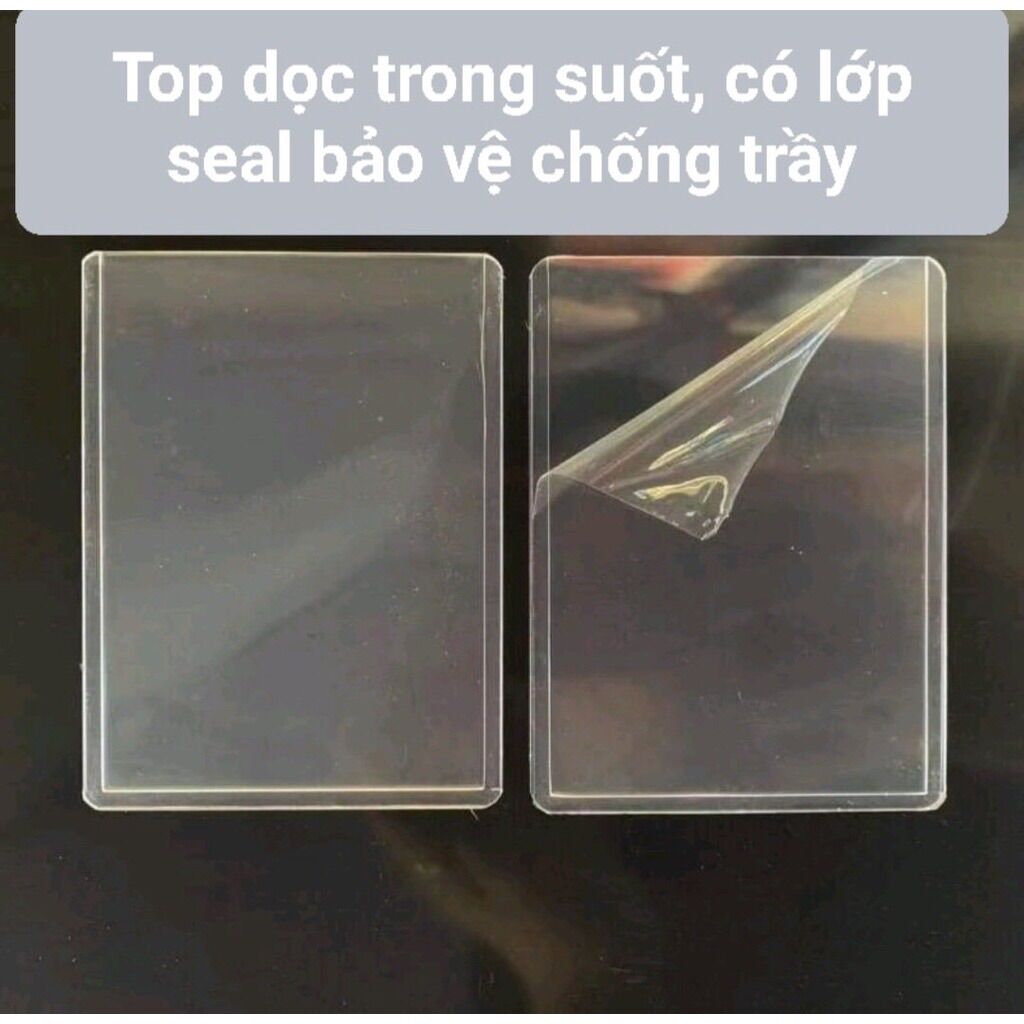 Top loader nhựa cứng đựng thẻ bài, card ảnh thần tượng
