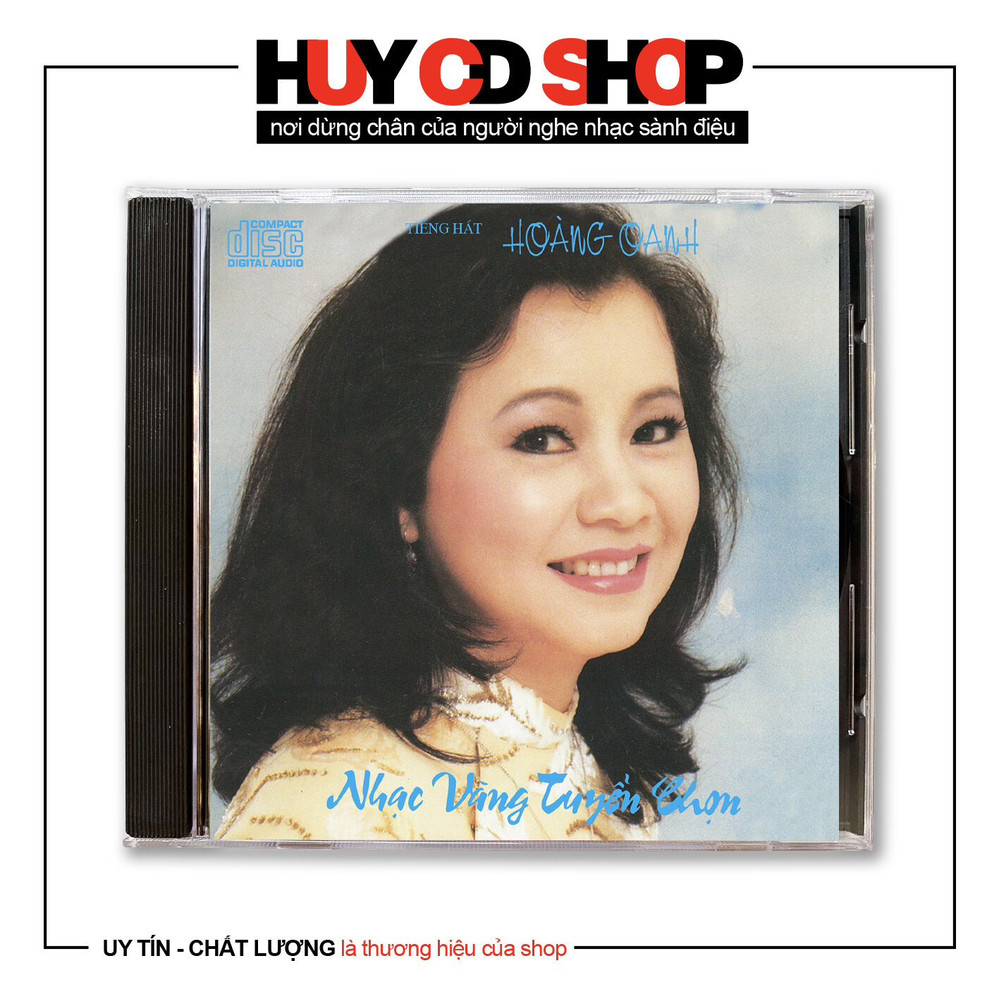 Đĩa CD Hoàng Oanh Nhạc vàng tuyển chọn Nhạc trữ tình Bolero Đĩa lòng Trắng Chất Lượng cao Âm Thanh chuẩn HUY CD SHOP