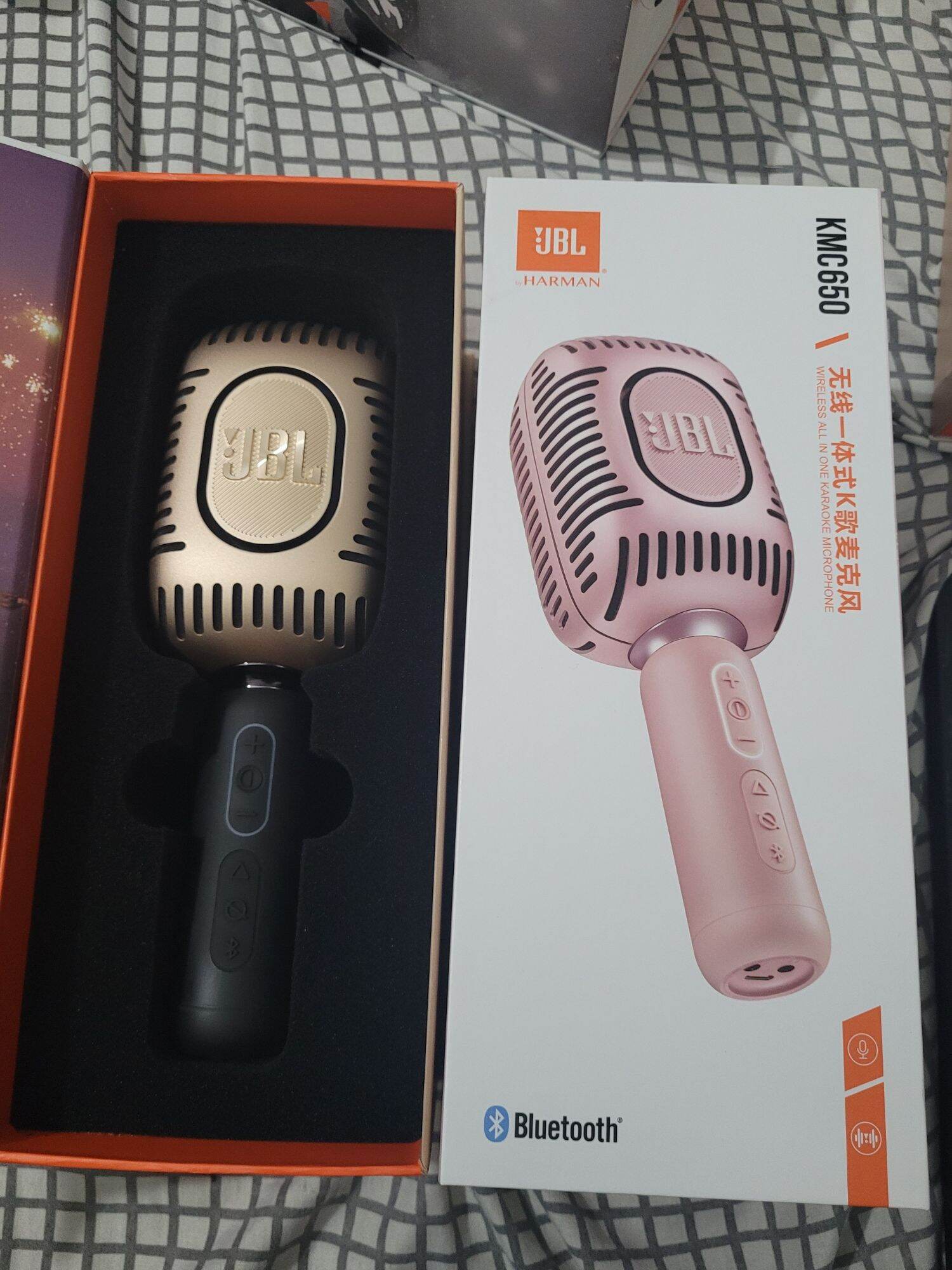 Mic hát karaoke Bluetooth JBL KMC650