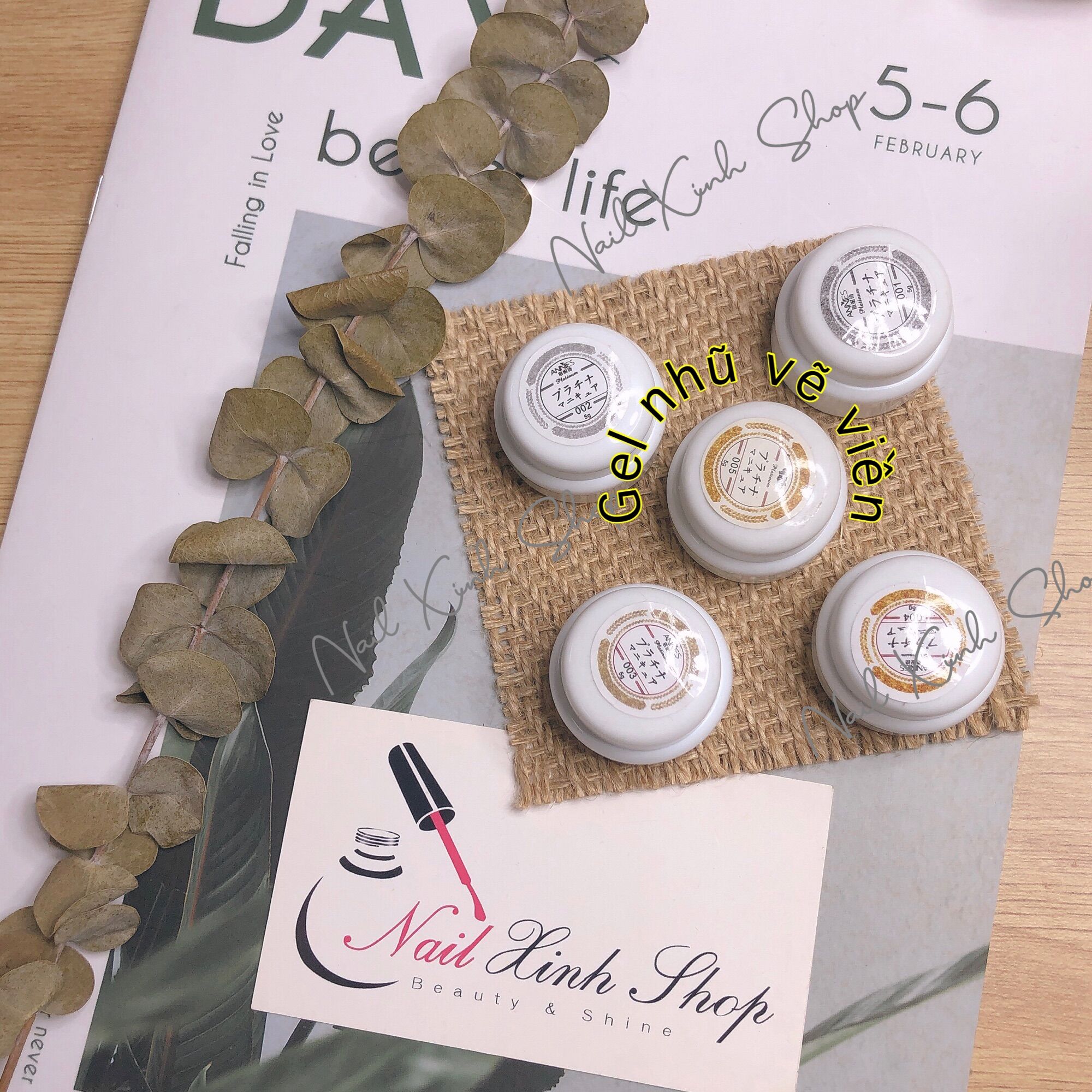 Gel viền nhũ flash siêu sáng cho nail