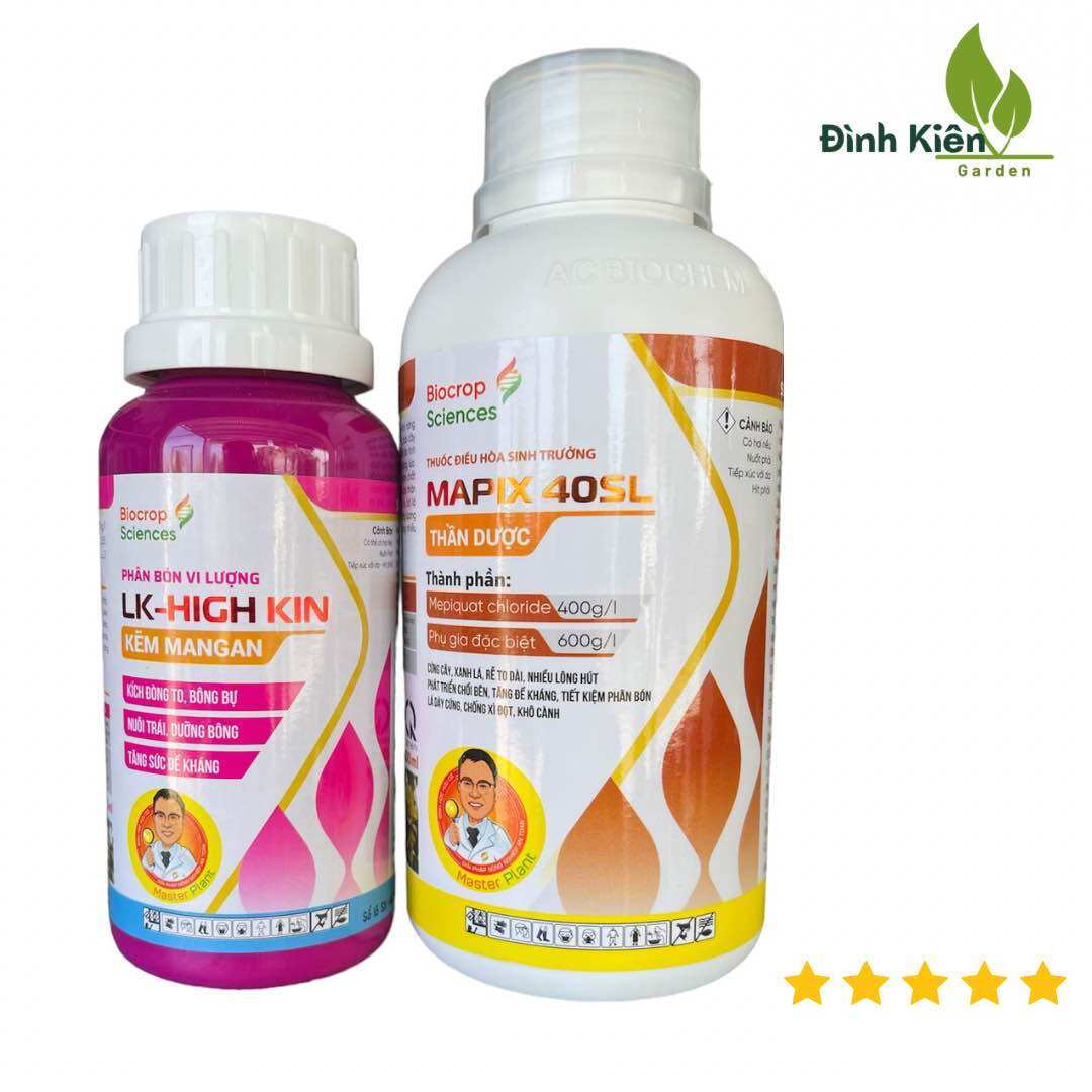  MAPIX 40SL + LK HIGHKIN Biocrop Sciences -Giúp đòng to bông bự cứng cây dày lá. 