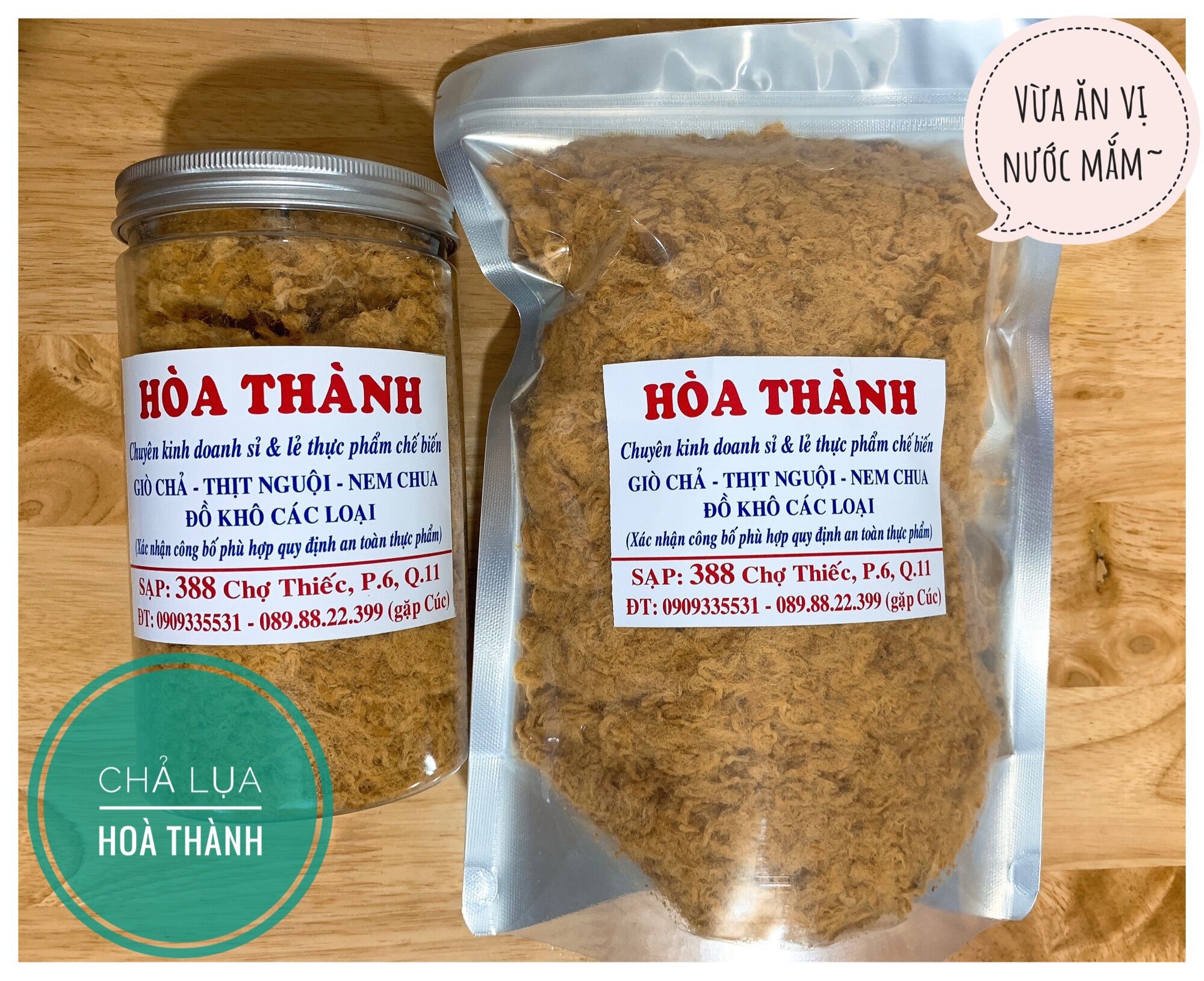 Chà bông vừa ăn (vị nước mắm)