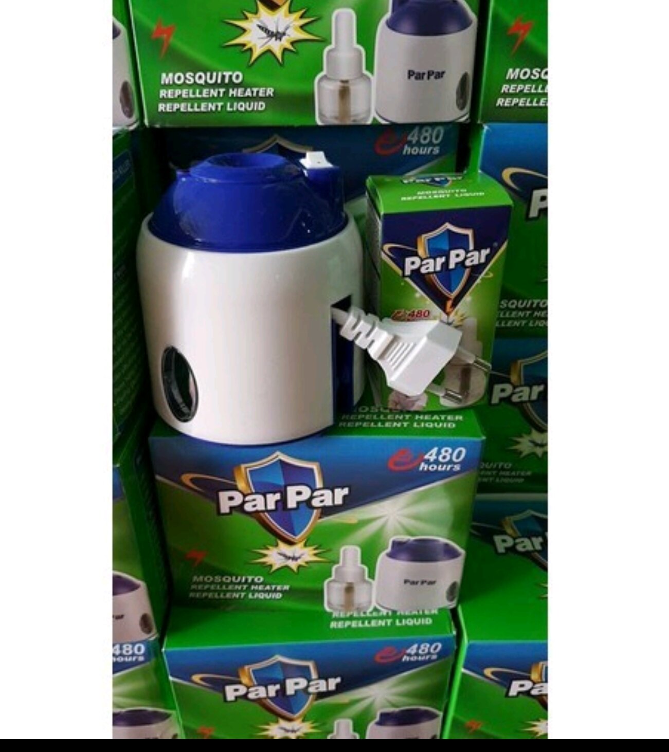 MÁY ĐUỔI MUỖI PARPAR KÈM 1 LỌ TINH DẦU