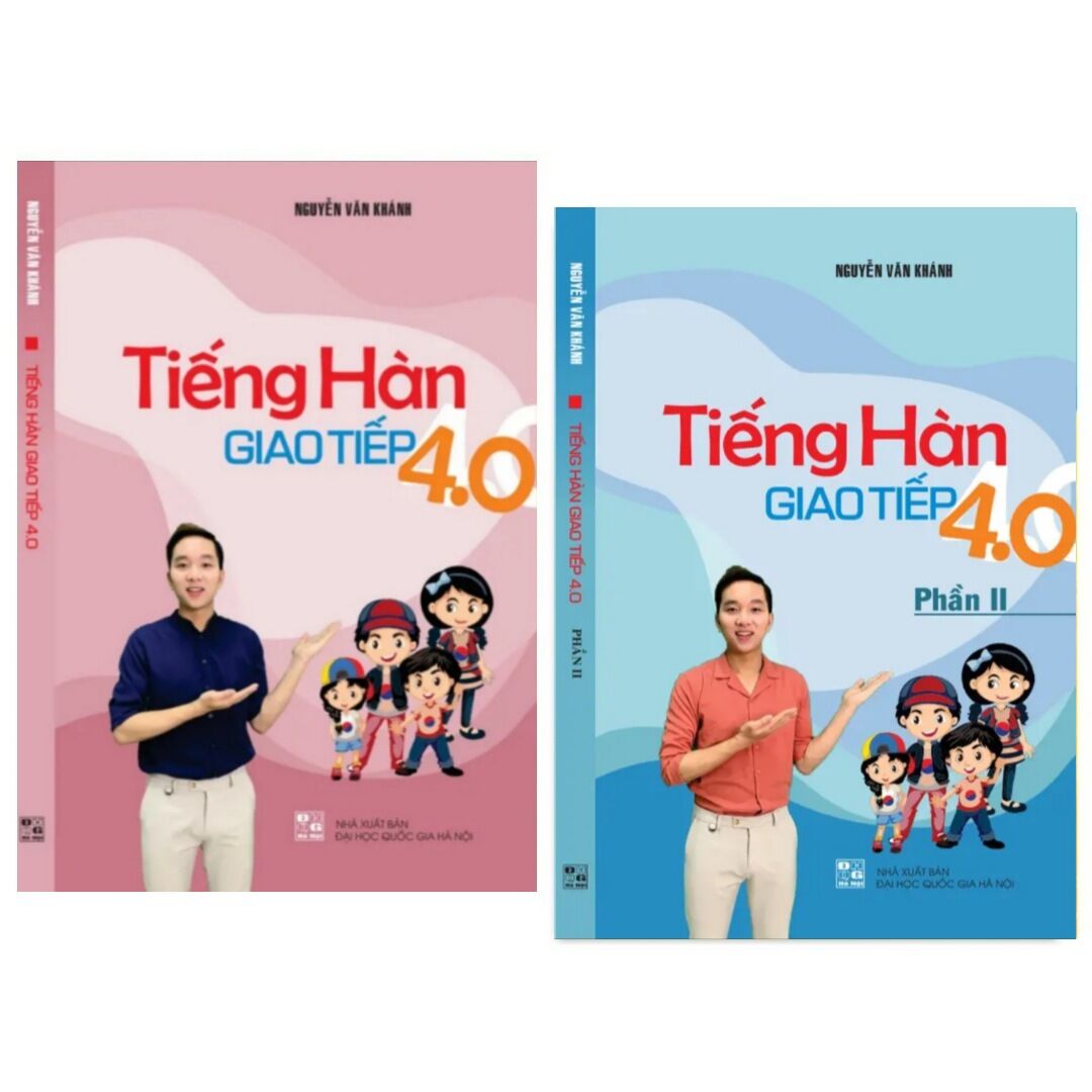 Combo 2 cuốn sổ tay tiếng hàn giao tiếp 4.0
