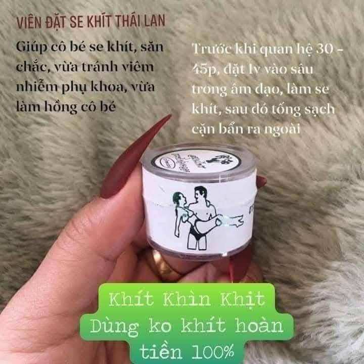 CHE TÊN SẢN PHẨM -[HN]Viên Đặt Se Khít Thái Lan Viên Đặt Se Khít Âm Đạo Thảo Mộc 10 Viên