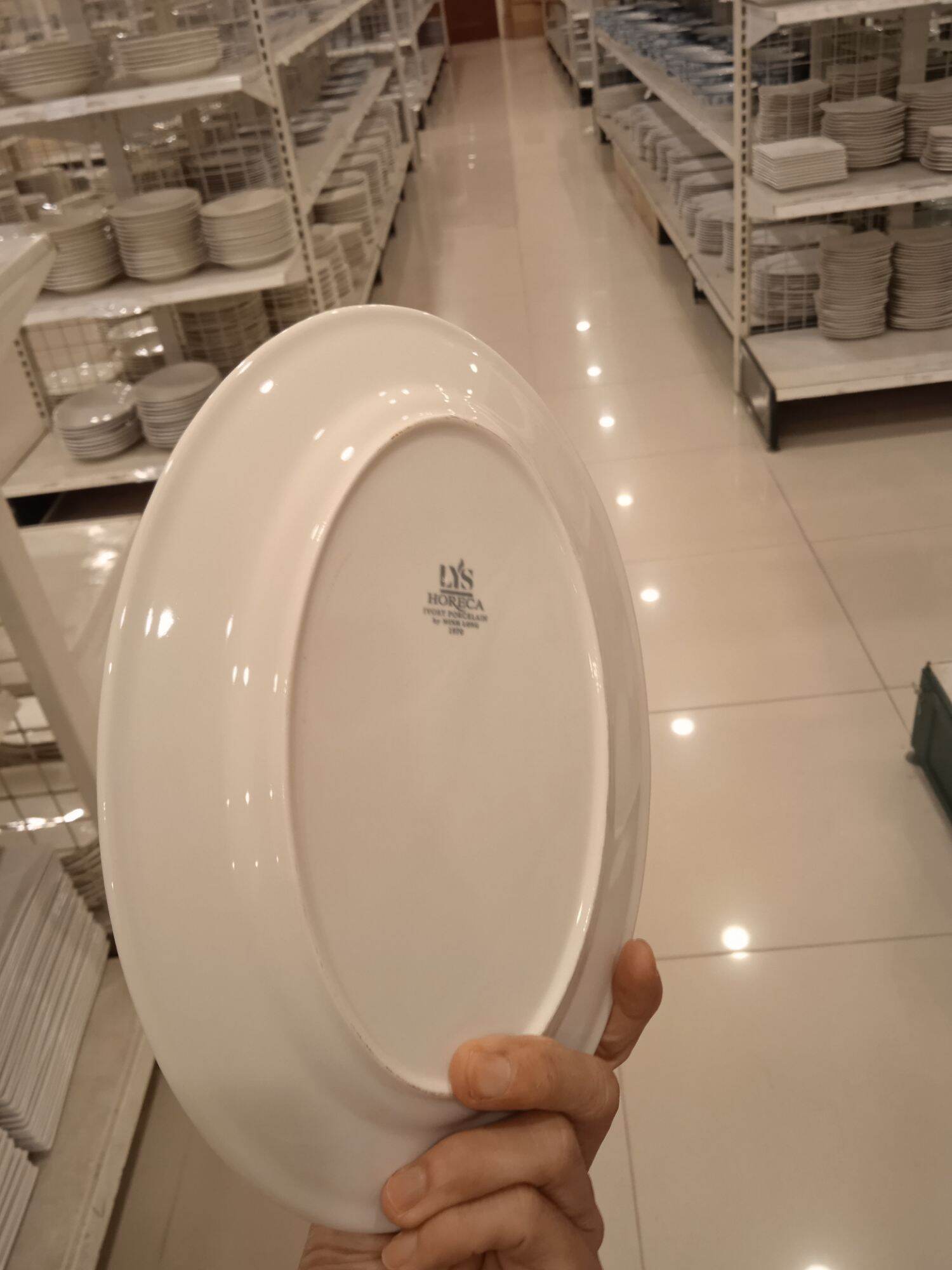 Dĩa xoài 28/32 cm gốm sứ Minh Long