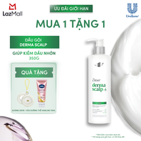Dầu Gội Giúp Kiềm Dầu Nhờn & cho tóc Sạch Thoáng Dove Derma Oil Control 350G