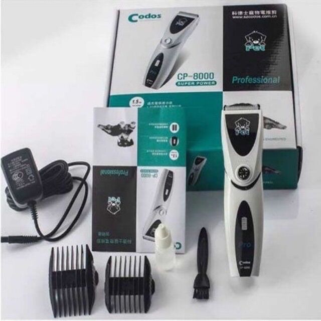 TĂNG ĐƠ CẮT TỈA LÔNG CHO CHÓ MÈO CODOS CP8000 ( HÀNG CHÍNH HÃNG )