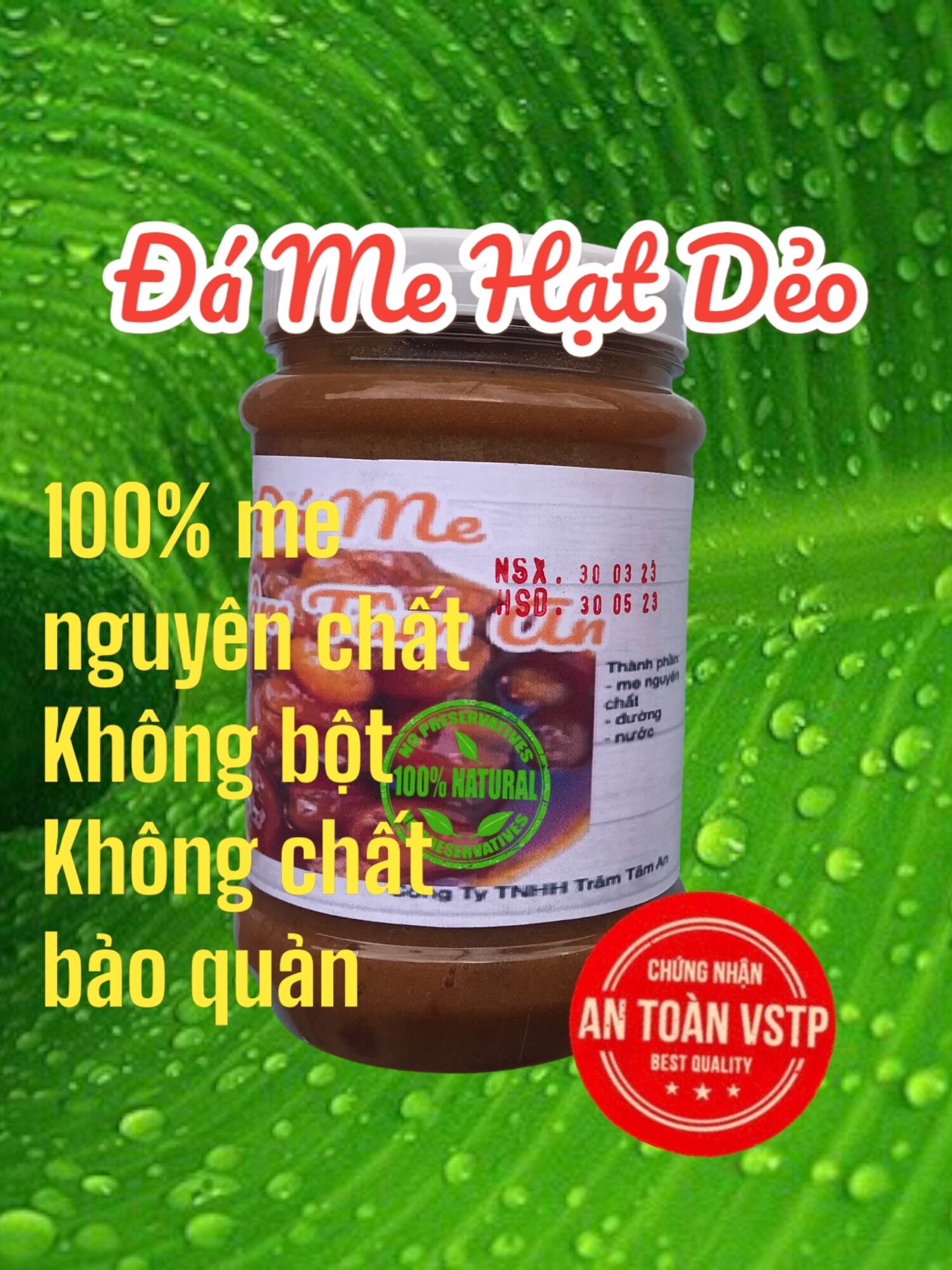 Đá me hạt dẻo 500g