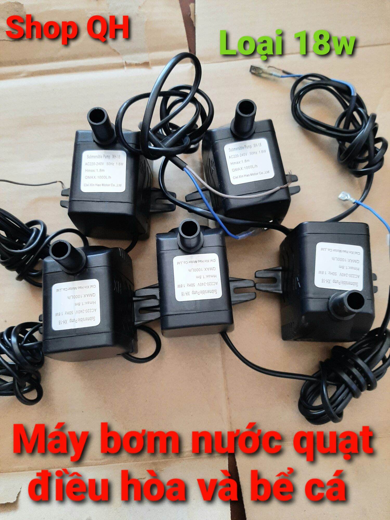 Bơm chìm mini 18w - 220V quạt điều hoà hơi nước - bể cá thủy cảnh