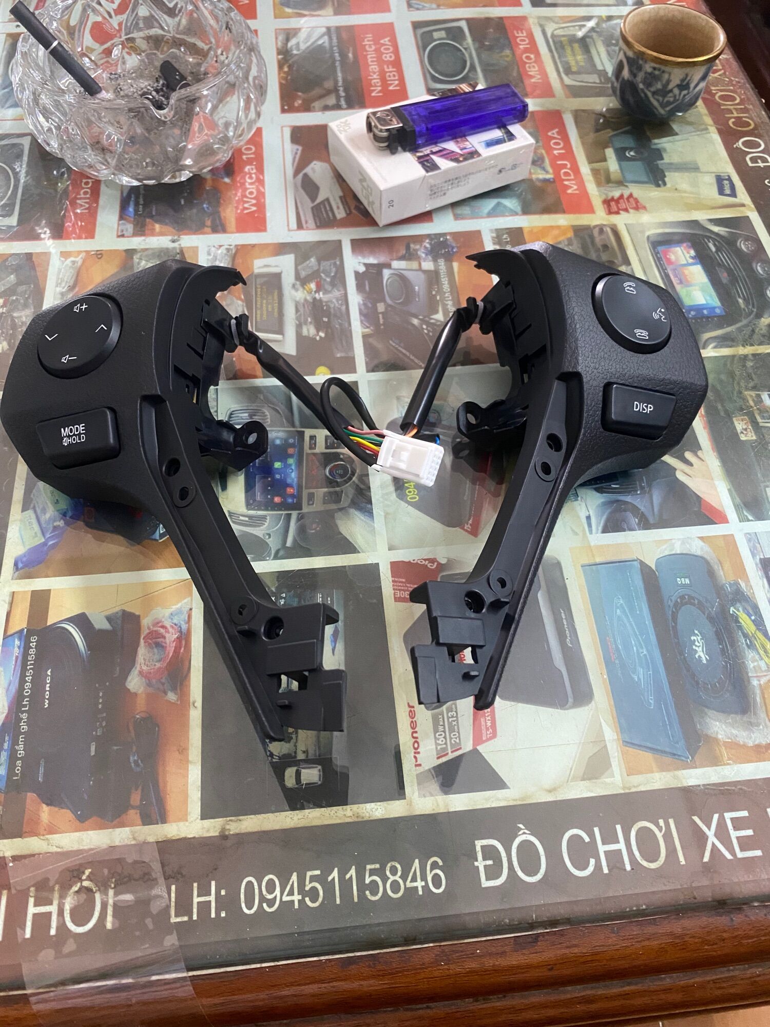 khiển vô lăng theo xe Vios, Corolla , Rav4