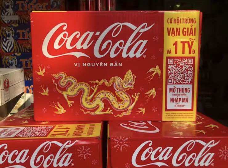 Thùng Coca Cola Original Taste vị nguyên bản 24 lon 320ml