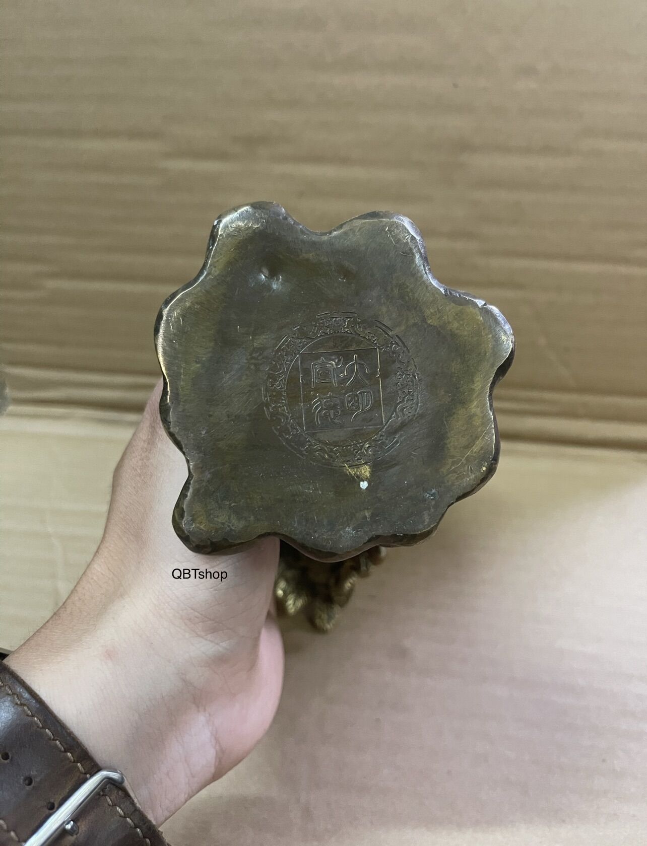 Bronze Chicken Figurine