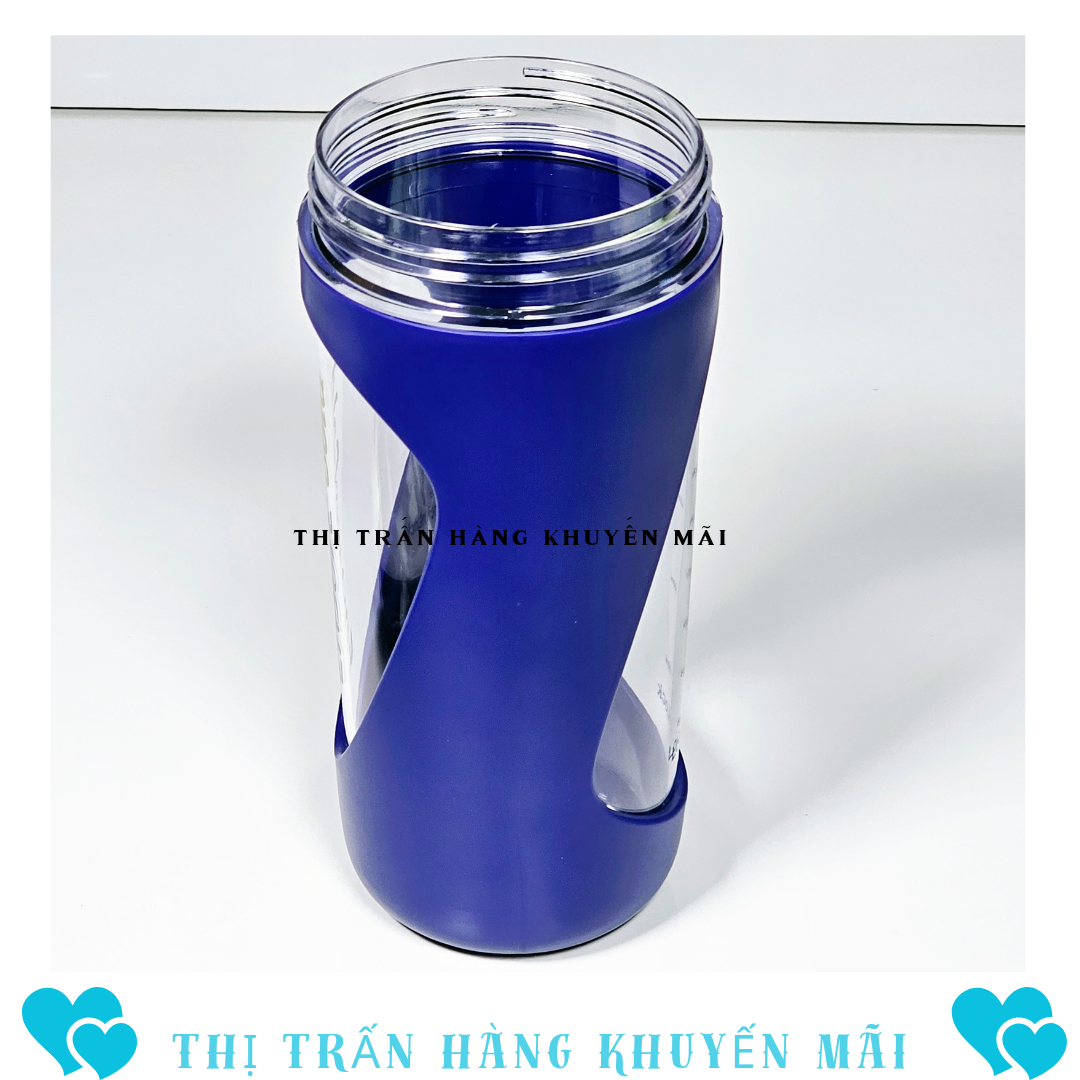 Combo bình nước thể thao 550ml +bình lắc 800ml Lock (Màu ngẫu nhiên)
